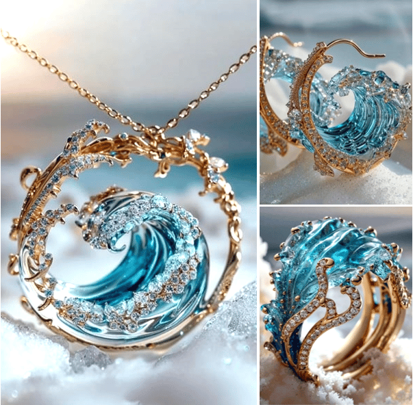 🌊Romance from the sea-Ocean's Oath Necklace🎁