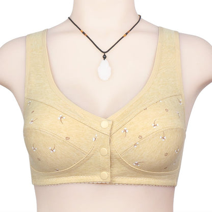 🌹Buy 2 Get 1 Free🌹Design for Senior Front Closure Cotton Bra🎀