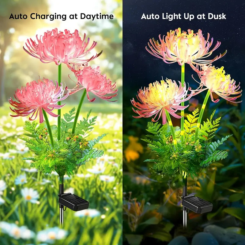 Solar garden lawn lights, outdoor luminous flower decorations, Thanksgiving gifts, romantic gifts